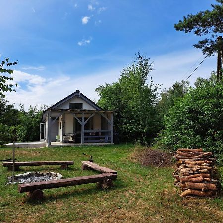Mazury Domek Caloroczny Pelnik Gm Ostroda Jezioro Las Bagian luar foto