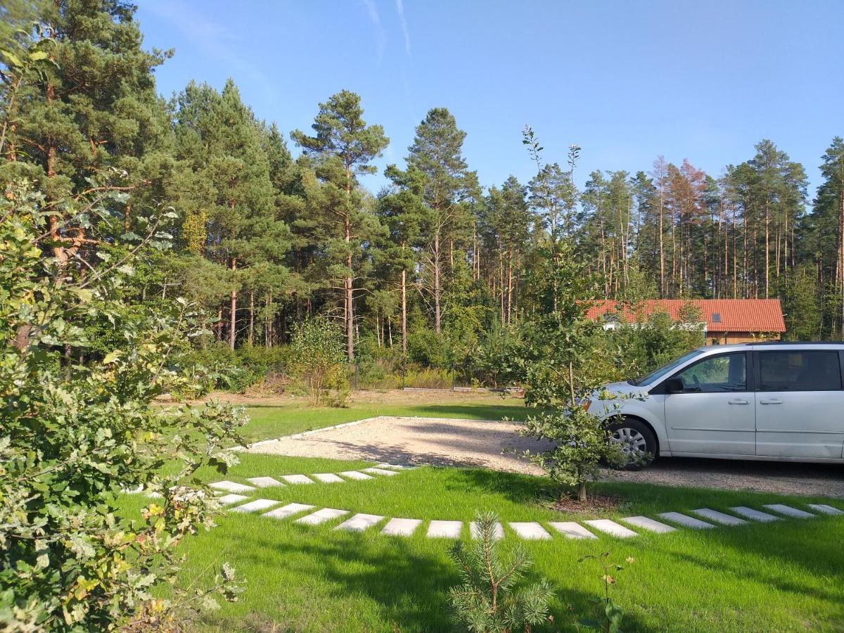 Mazury Domek Caloroczny Pelnik Gm Ostroda Jezioro Las Bagian luar foto