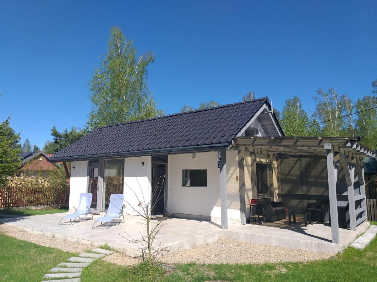 Mazury Domek Caloroczny Pelnik Gm Ostroda Jezioro Las Bagian luar foto