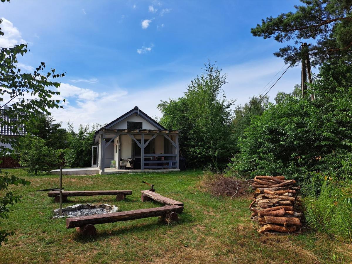 Mazury Domek Caloroczny Pelnik Gm Ostroda Jezioro Las Bagian luar foto